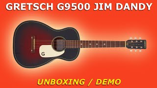 Video thumbnail for GRETSCH G9500 Jim Dandy Parlor Guitar • Unboxing / Demo by Stamatis Stabos