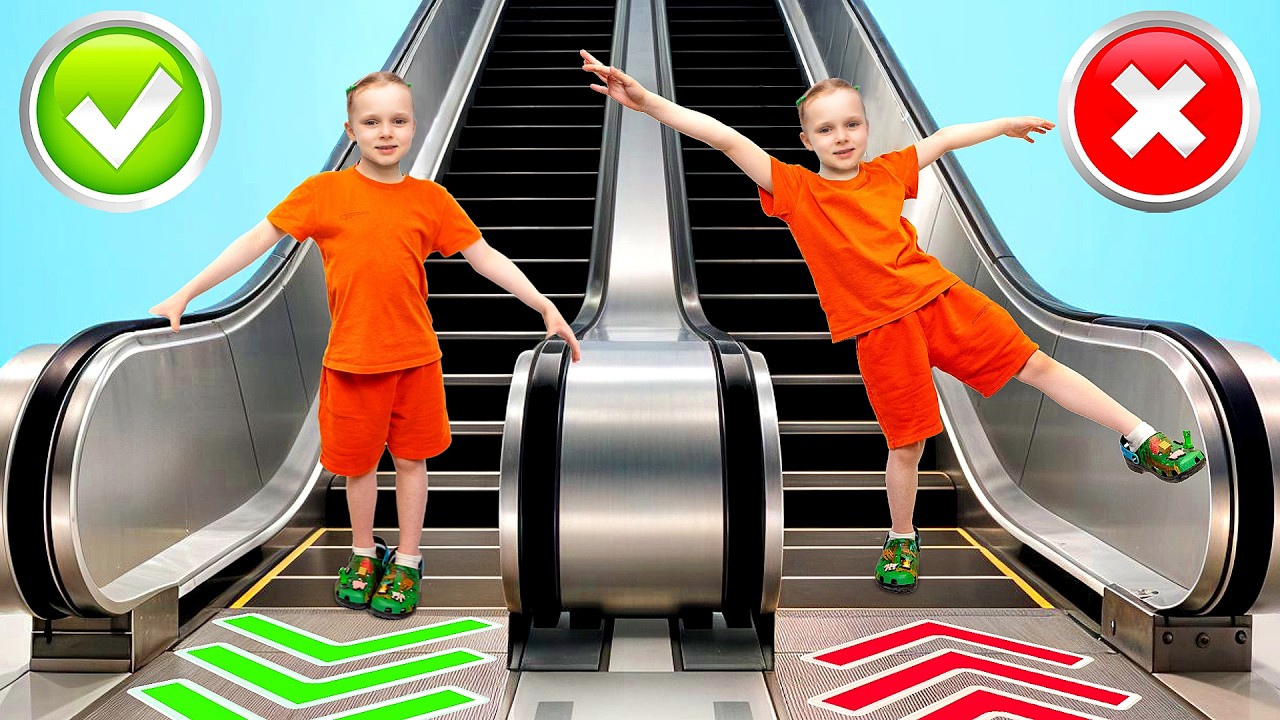 Don't Play on the Escalator: Mall Safety Rules & Useful Stories for Kids