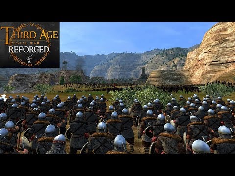MEN OF DUNLAND ATTACK GRIMSLADE (Siege Battle) - Third Age: Total War (Reforged)