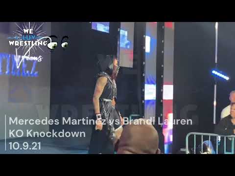 Mercedes Martinez vs Brandi Lauren : Knockouts Knockdown : #WLW Views