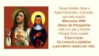 Oração de Santa Gertrudes - (liberta 1000 almas do Purgatório)