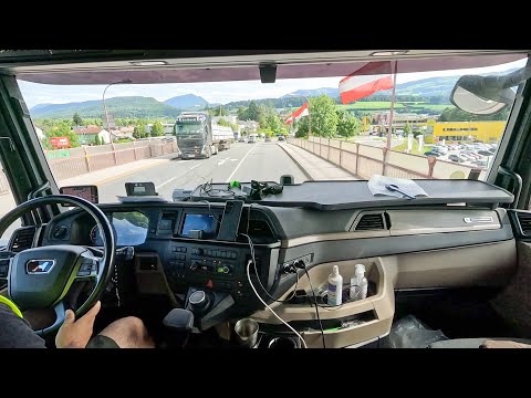 POV Truck Driving │MAN TGX 510 │ Netherlands, Germany, Austria