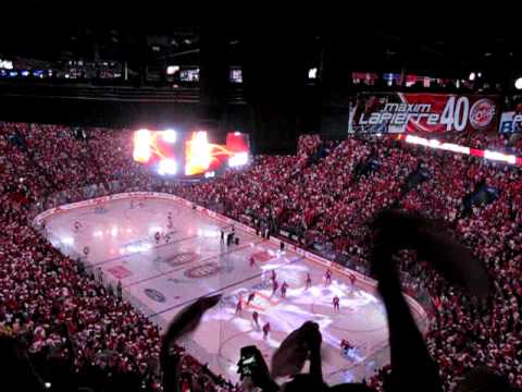 Montreal  Canadiens vs Philadelphia Flyers intro , Game 4, May 22nd, 2010