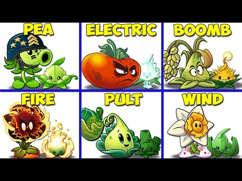 6 Best Pair Team Plants Battlez - Which Pair Plant Will Win? - PVZ 2 Gameplay