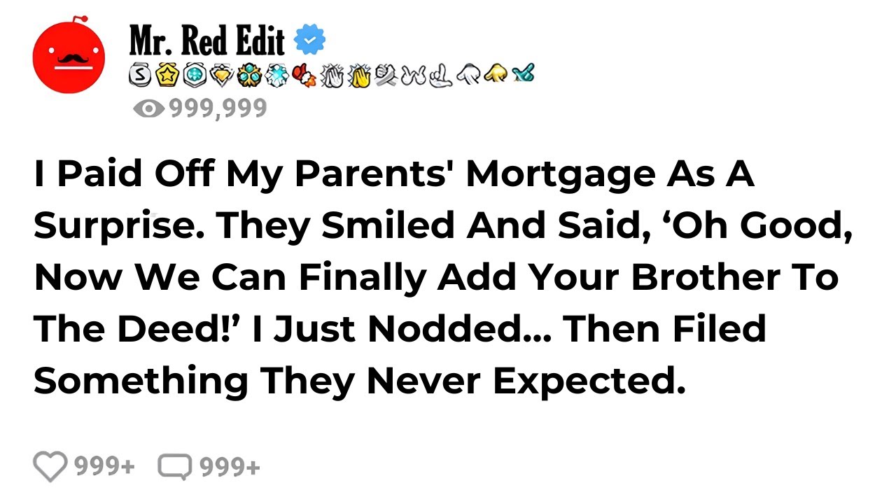 I Paid Off My Parents' Mortgage As A Surprise. They Smiled And Said, ‘Oh Good, Now We Can Finall...
