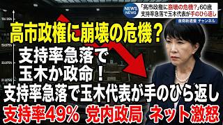 【悲報】玉木代表が高市政権に見切り？「自民党内で政局が始まる」発言にネット激怒の理由