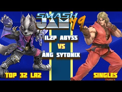 Smash Jam '19 Top 32 LR2 - 1L2P Abyss [WOLF] vs ANG Sytonix [KEN]