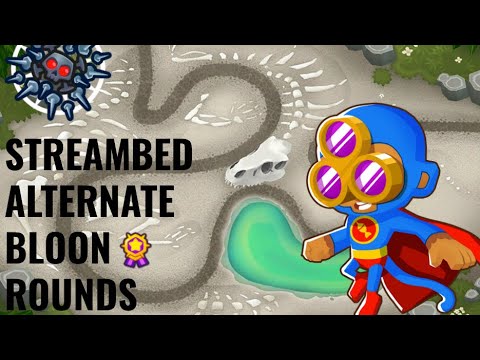 Streambed ~ Alternate Bloon Rounds (No MK, abilities, etc.) ft. Ocean Guardian Obyn!