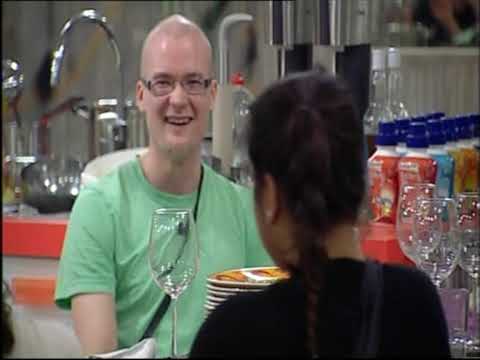 Big Brother Finland 2009 - Cathy makes questions to Antti and Aso laughs his ass off