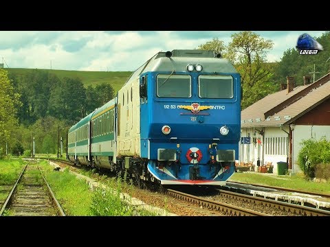 Jimmy 64-1125-5 & IR367-2"Harghita" Budapest Keleti-Brasov in Gara Bratca Station - 04 May 2018