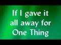 One Thing By Finger Eleven