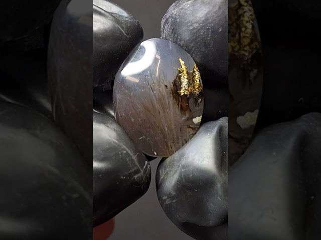 حجر عقيق مسماري خامة فاخرة طبيعي