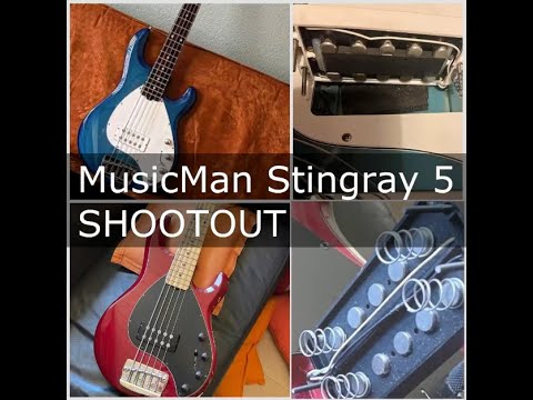 MusicMan Stingray 5 Shootout - 1991 Alnico vs 1992 Ceramic - Stone Love - bass part transcription