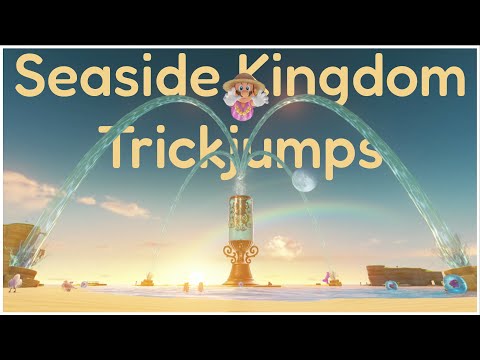 #9 | Mario Odyssey Seaside Kingdom Trickjumps! 🏖️🎷