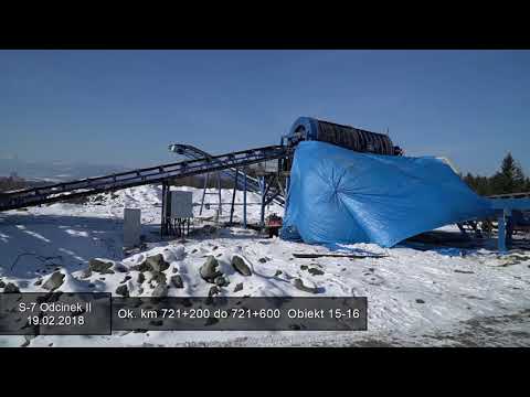 S7 Lubień - Rabka-Zdrój 2018-02 Odcinek 2 - część 1