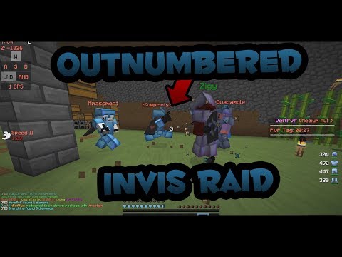 THE MOST OUTNUMBERED INVIS RAID WIN!? + WE GOT IN THEIR BASE THROUGH THEIR TRAP - VeltPvP [2]