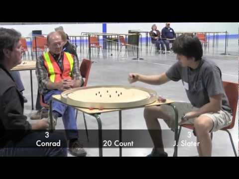 2012 World Crokinole Championship Finals - Conrad v Slater 1/4