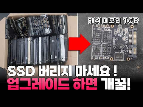SSD 버리면 바보. 업그레이드에 개조 까지 가능? 이제 SSD의 전문가가 되어보세요.