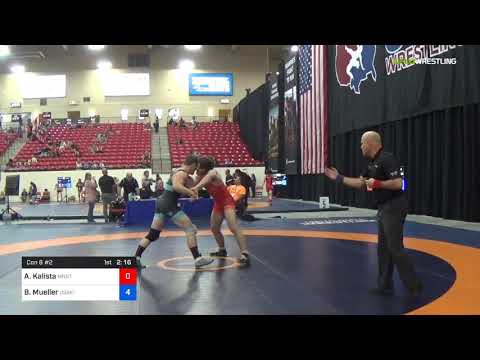2018 Marine Corps US Open/Senior Men's Greco-Roman 77 Con 8 #2 - Anton Kalista (MNST) Vs. Brandon