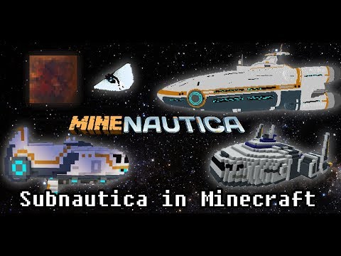 MINENAUTICA: Subnautica Vehicles Built in Minecraft