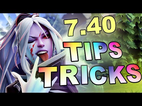 NEW 7.40 PATCH Dota 2 TIPS, TRICKS, SECRETS and BUGS!
