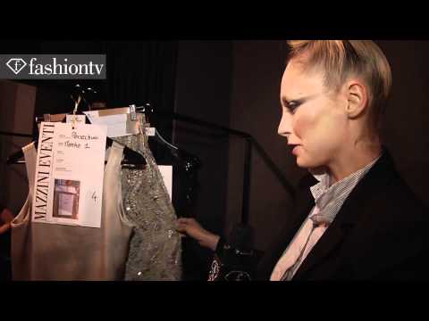 Sabrina Persechino FallWinter 2013-14 Backstage AltaRoma AltaModa Lorena Leonardis MakeUp & Hair