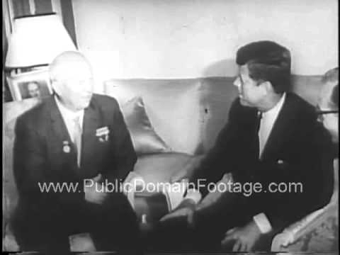 JFK meets Khrushchev in Vienna and Prime Minister MacMillan in London 1961