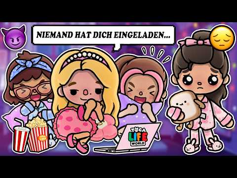 🧸 Die PYJAMAPARTY mit FAKE FREUNDEN 💔 Die Affäre Teil 3 😭Deutsche Toca Boca Lovestory Universität￼