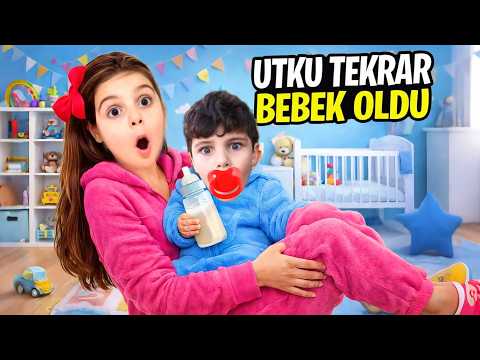 EYVAH ASEL ! UTKU 24 SAAT BEBEK OLDU, YARAMAZLIK YAPTI UYUMADI ‼️ @UtkuAselTv 