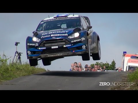 WRC Rally Deutschland 2014 | crashes, close calls jumps and drifts