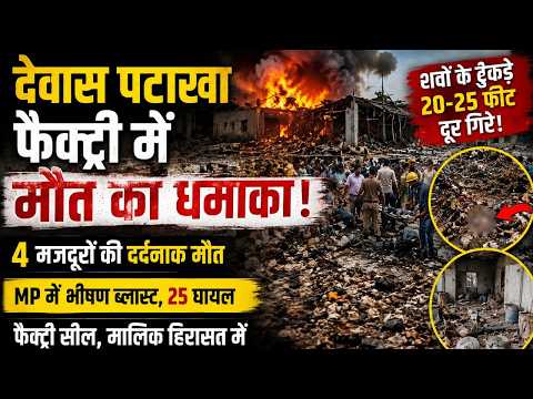 firecracker factory Blast: देवास पटाखा फैक्ट्री में मौ*त का धमाका,श*वों के टुकड़े 20-25 फीट दूर गिरे