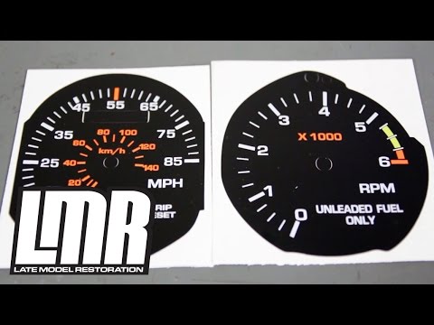 Mustang Black Face Gauge Kits (79-86 Fox Body)