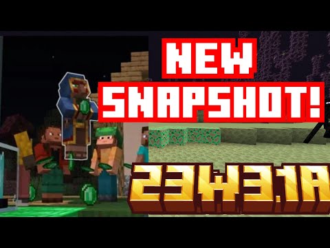 Snapshot 23w31a! New Experimental Features! Minecraft 1.20.2 News! More Minecraft 1.21 News!
