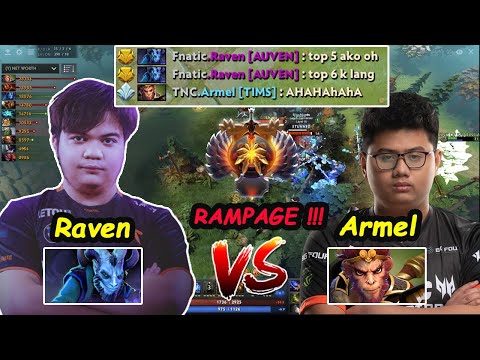 Mode Carry Battle TNC Armel [Monkey King] vs Fnatic Raven [Riki]  Dota 2 7.28B pro gameplay