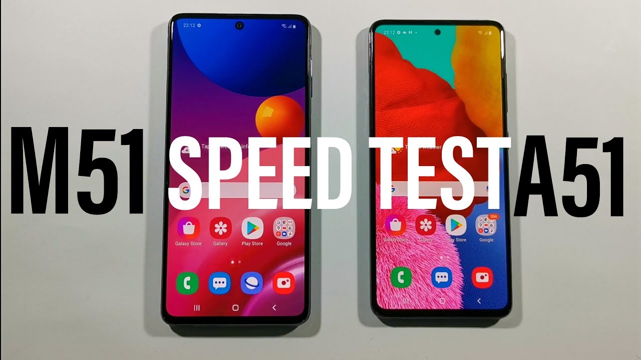 Samsung M51 vs A51 Comparison Speed Test