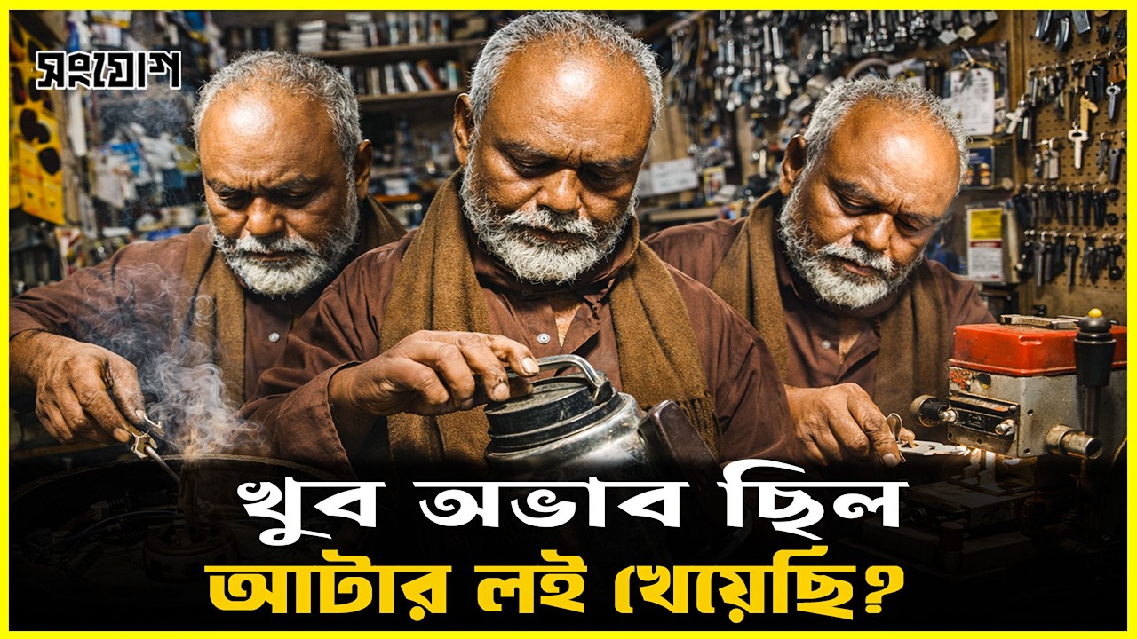 ভাত জোটেনি  খেয়েছেন আটার  লই