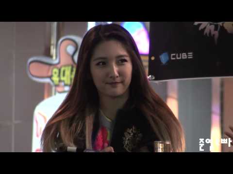 130504 [fancam] 4minute (Jihyun, Gayoon) - fansigning