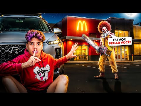 ENCONTREI O RONALD MC DONALD DO MAL AS 3 HORAS DA MANHÃ *ele me pegou