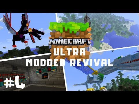 Minecraft Ultra Modded Revival /w FRIENDS Episode 4 - BEST WAY TO MINE! (Miner's Dream)