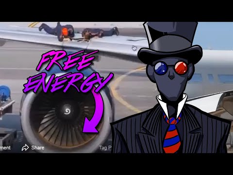 Jet engines are free energy machines, eh?