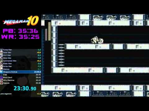 Mega Man 10 Speedrun in 35:25
