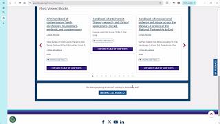Browse Dissertations, Browse Books, and Browse Journals with Discover APA PsycIn
