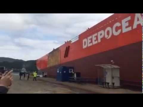 Edda Freya Launch at Kleven Maritime