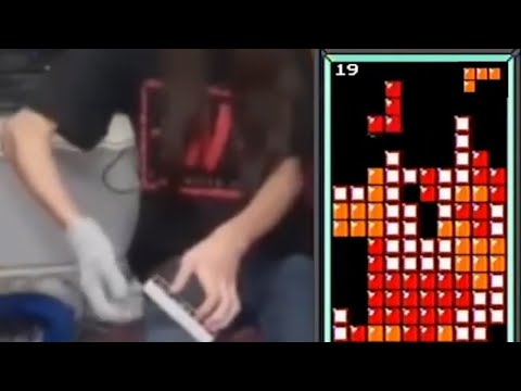 AMAZING Tetris Survival By Rolling Inventor Cheez