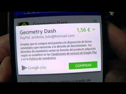 Pagar con Paypal en Play Store