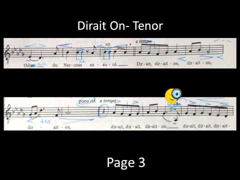 Dirait On SRHS Tenor