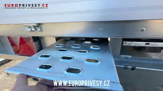 Brenderup 5325ATB 2500 kg ALU - INTEGROVANÉ NÁJEZDY - 325x180