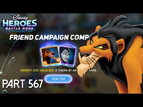 Disney Heroes Battle Mode SCAR'S DISK UNLOCKED PART 567 Gameplay Walkthrough - iOS / Android