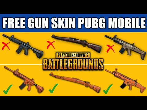 Free pubg mobile gun skins