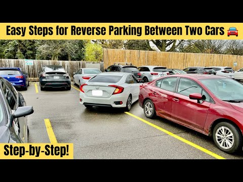 "The Best Step-by-Step Easy Reverse Parking Method That Works Every Time."#reverseparking #pass